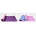 Wholesale Fitness Double Sided Custom Logo TPE Yoga Mat with Position Line